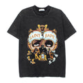 2026 American high street style new short-sleeved gorilla face T-shirt