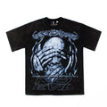2026 American Style Blindfolded and Mouthless Printed T-shirt