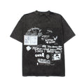 2026 American High Street New Short-Sleeve Washed Retro T-shirt
