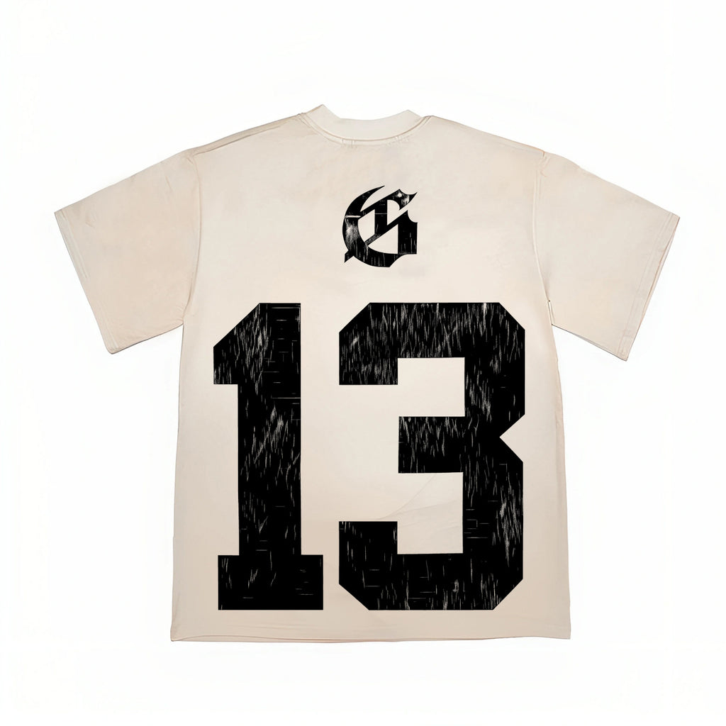 2026 American Style Flame Skull No. 13 High Street Casual T-shirt