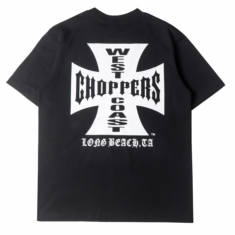 2026 American High Street New Style Short-sleeved Letter T-shirt