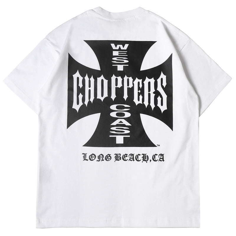 2026 American High Street New Style Short-sleeved Letter T-shirt