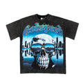 2026 American High Street Retro Washed Distressed Skull T-shirt