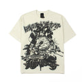 2026 American high street style new short-sleeved washed T-shirt