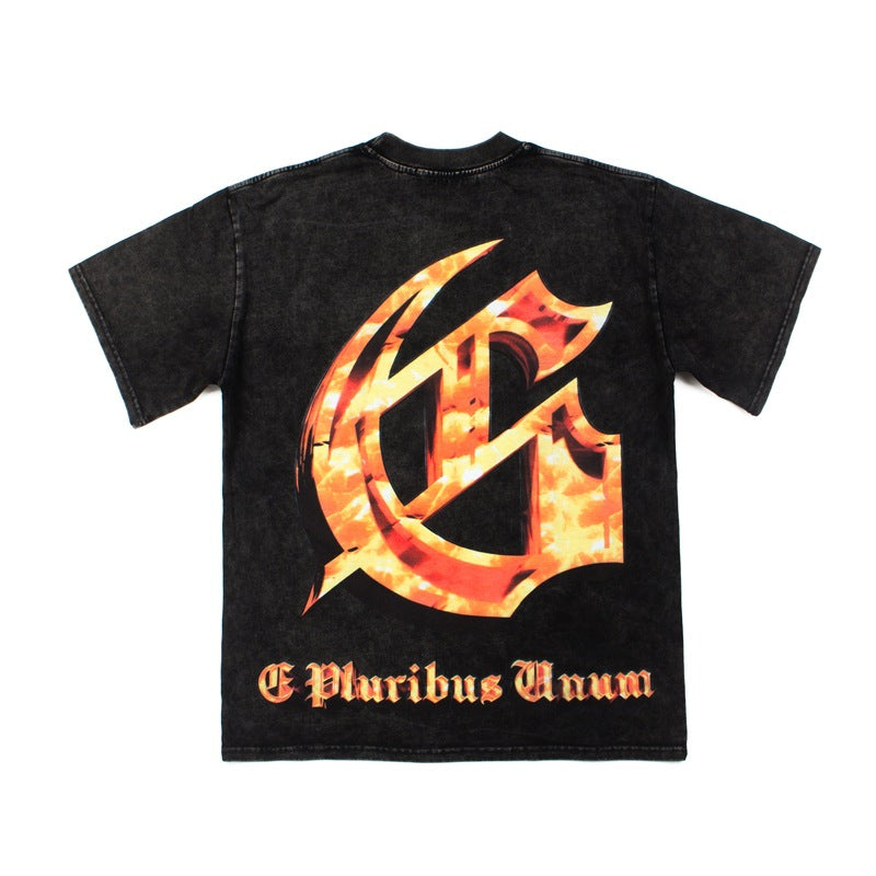 2026 American street retro style short-sleeved T-shirt