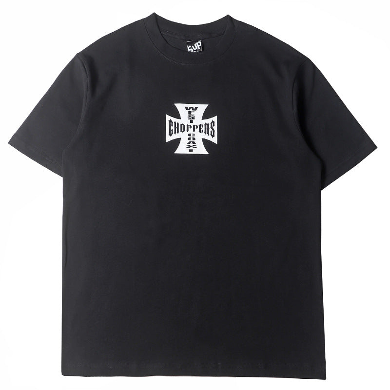 2026 American High Street New Style Short-sleeved Letter T-shirt